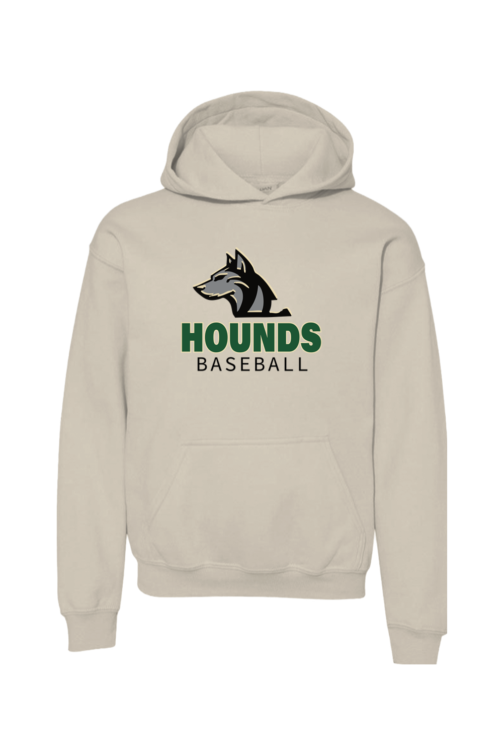 Hounds Baseball Youth Heavy Blend Hooded Sweatshirt