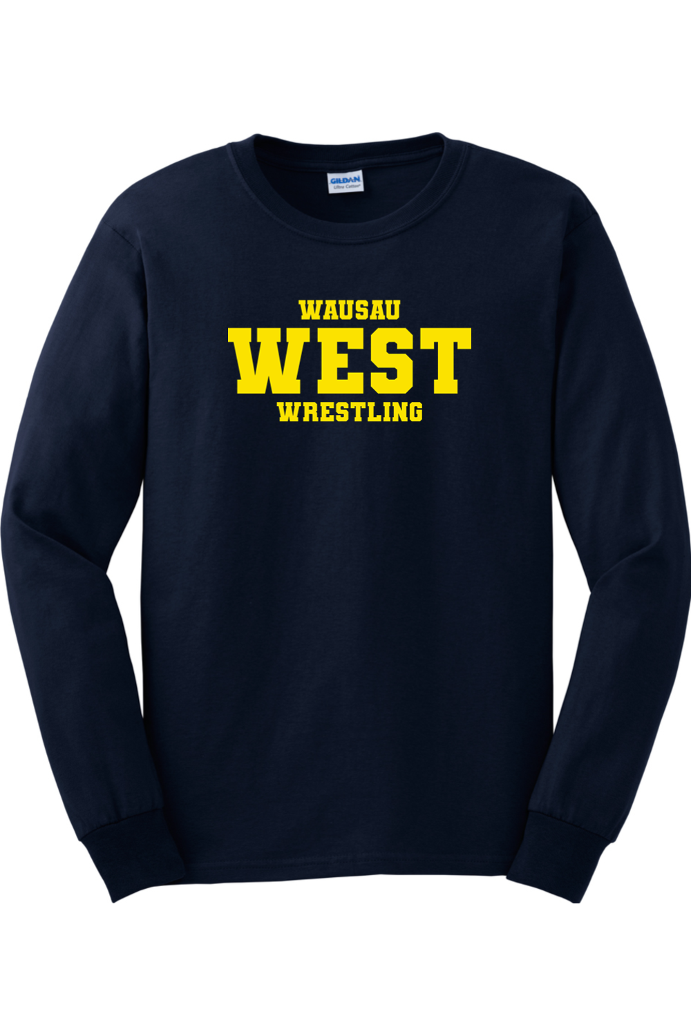 Wausau West Wrestling DTF Cotton Long Sleeve T-Shirt