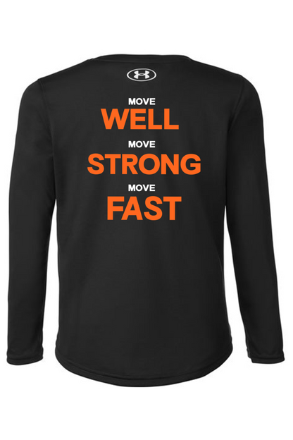 Bulldog Power DTF Under Armour Youth Tech Team Long Sleeve T-Shirt