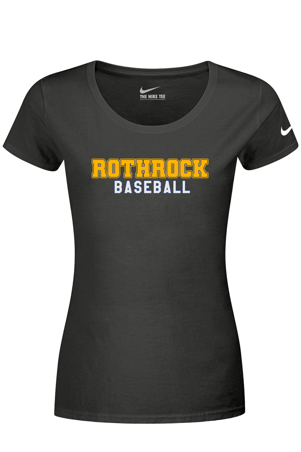 Rothrock Baseball Nike Ladies Dri-FIT Cotton/Poly Scoop Neck Tee