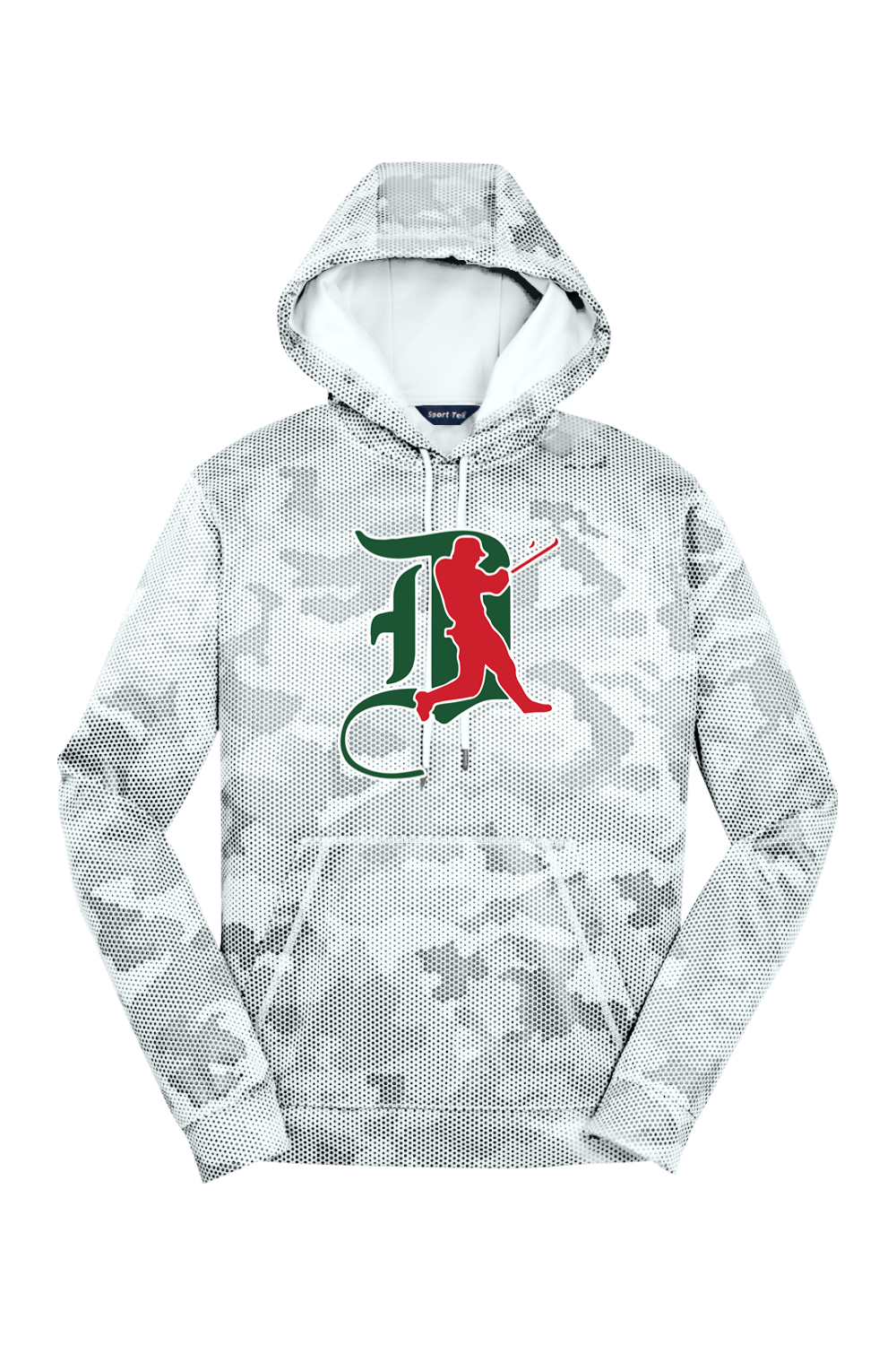 Junior Dans Baseball Sport-Wick CamoHex Fleece Hooded Pullover