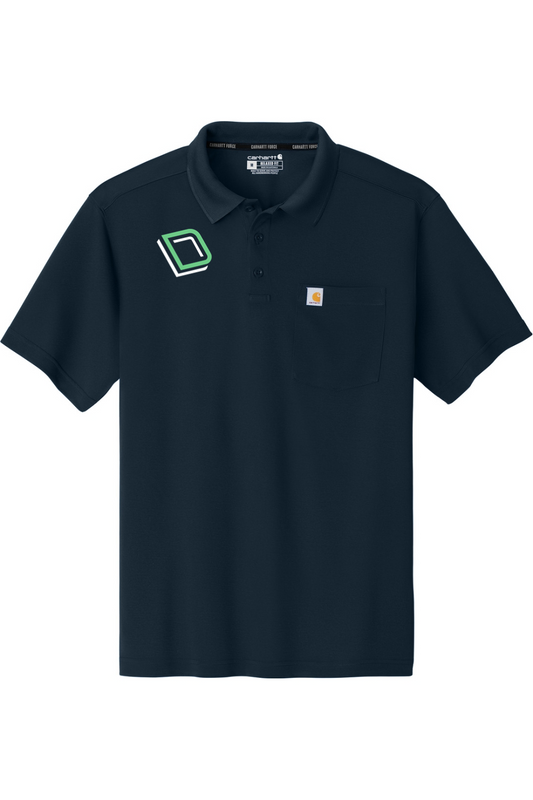 Drive Sports DTF Carhartt Force Snag-Resistant Pocket Polo