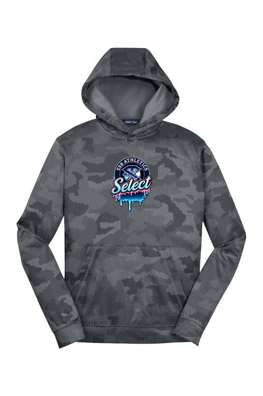 ESB Athletics Youth CamoHex Fleece Hooded Pullover