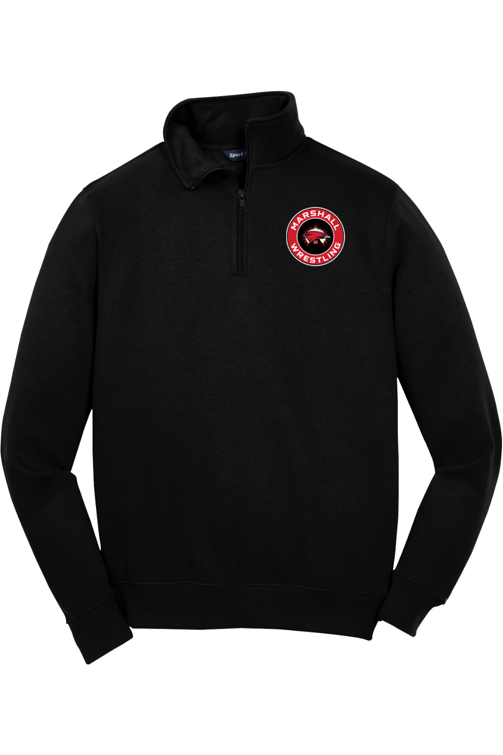 Marshall Redhawks Wrestling DTF 1/4-Zip Sweatshirt
