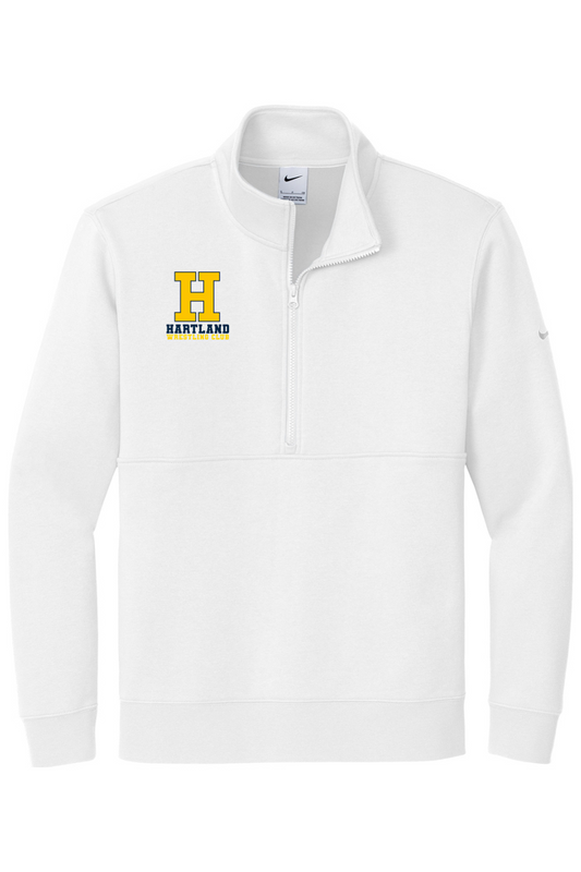 Hartland Wrestling Club DTF Nike Club Fleece Sleeve Swoosh 1/2-Zip