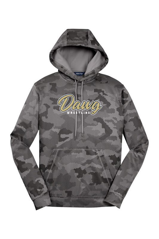 Otsego Middle School Wrestling DTF Sport-Wick CamoHex Fleece Hooded Pullover