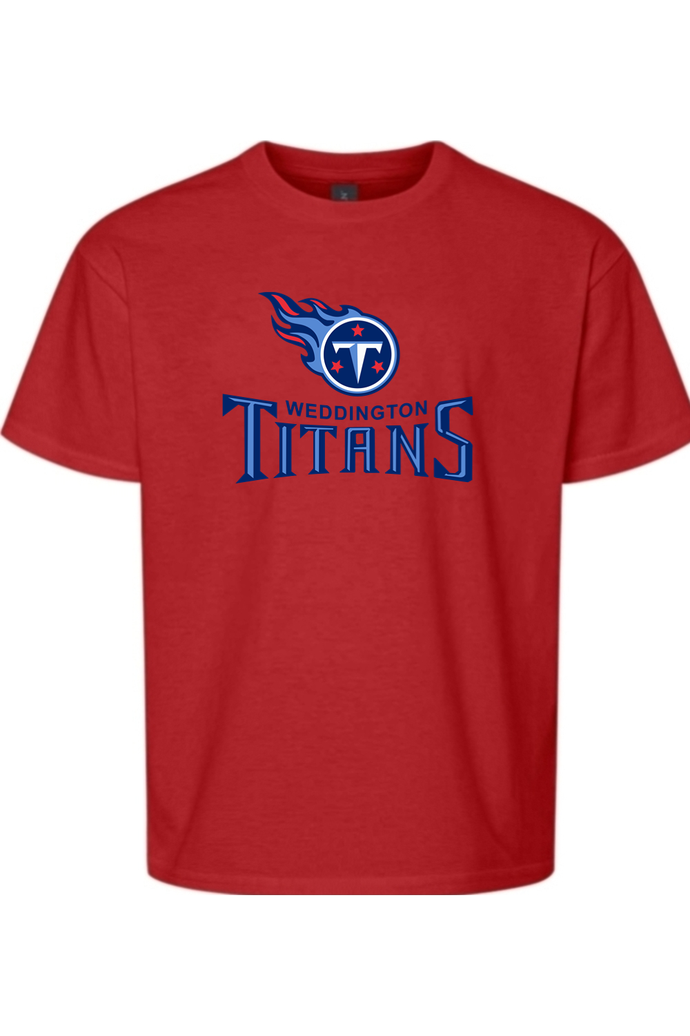 Weddington Titans Football DTF Youth Softstyle T-Shirt