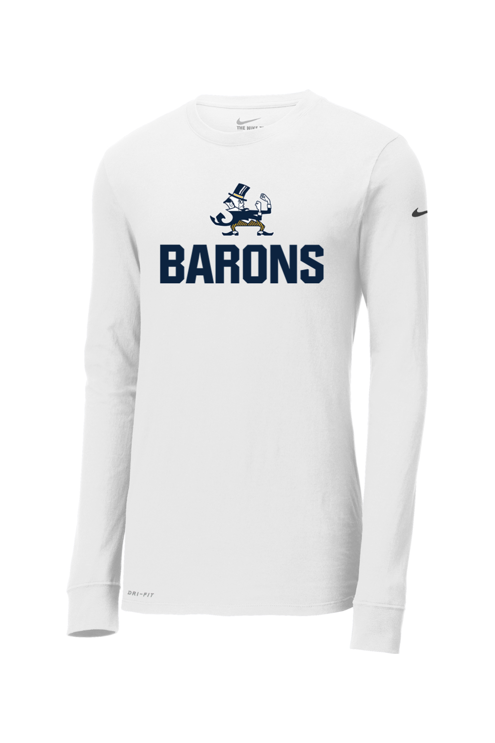 B-CC Wrestling DTF Nike Dri-FIT Cotton/Poly Long Sleeve Tee