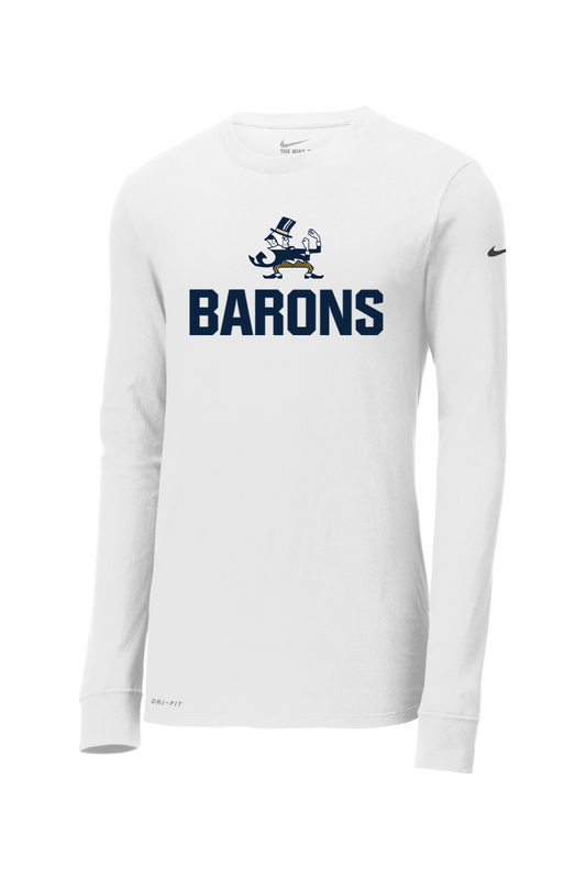 B-CC Wrestling DTF Nike Dri-FIT Cotton/Poly Long Sleeve Tee