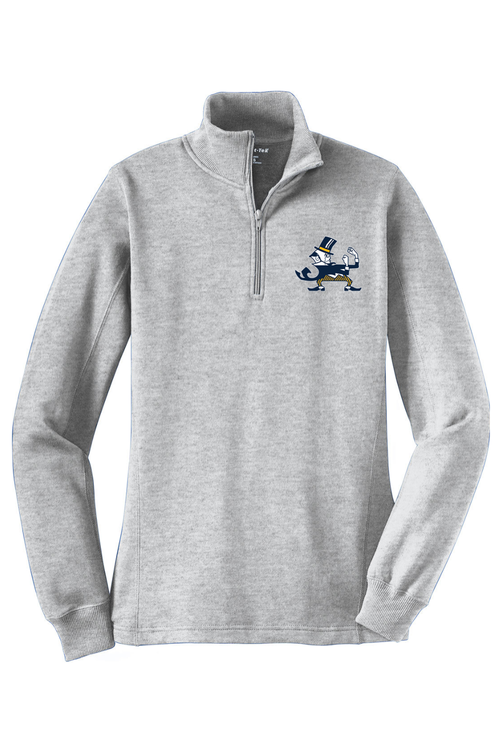 B-CC Wrestling DTF Ladies 1/4-Zip Sweatshirt