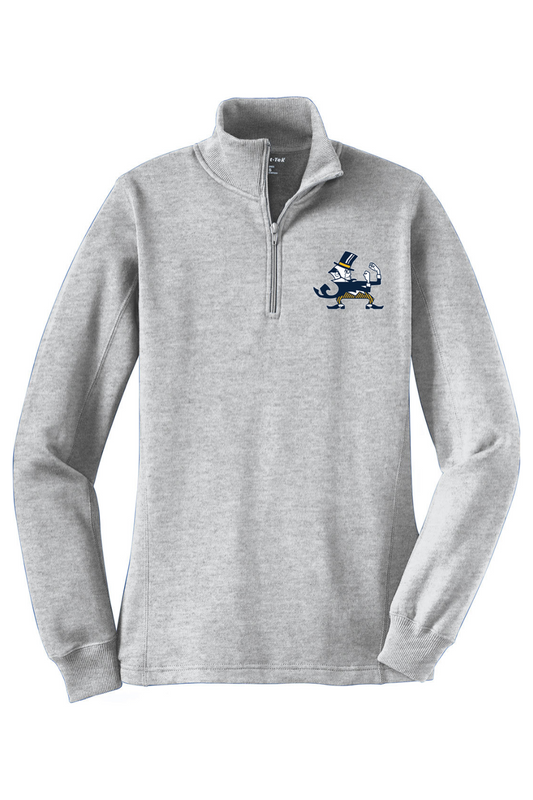 B-CC Wrestling DTF Ladies 1/4-Zip Sweatshirt