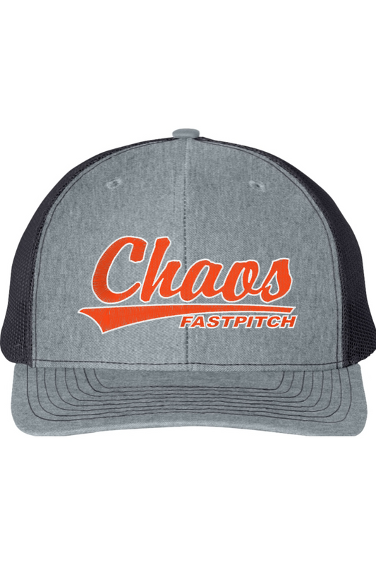 Caledonia Chaos Embroidery Snapback Trucker Cap