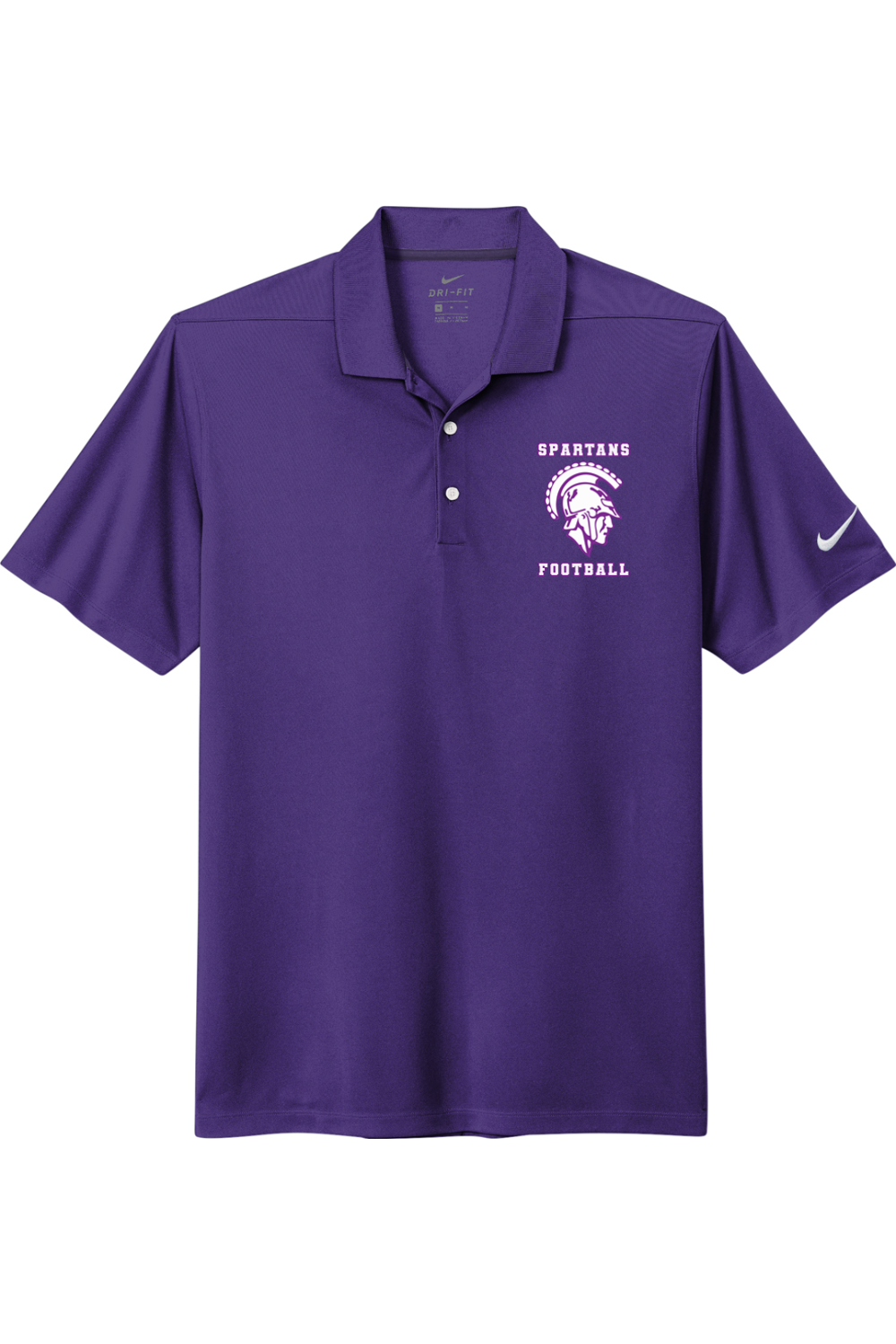 Spartans Football DTF Nike Dri-FIT Micro Pique 2.0 Polo