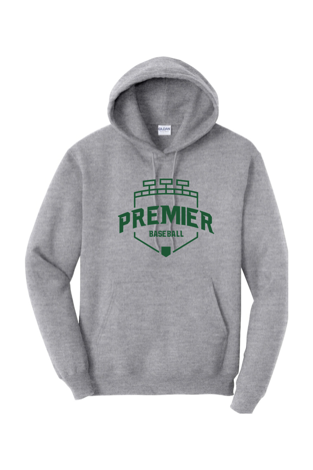 Premier Baseball OR Hooded Sweatshirt - Green Logo