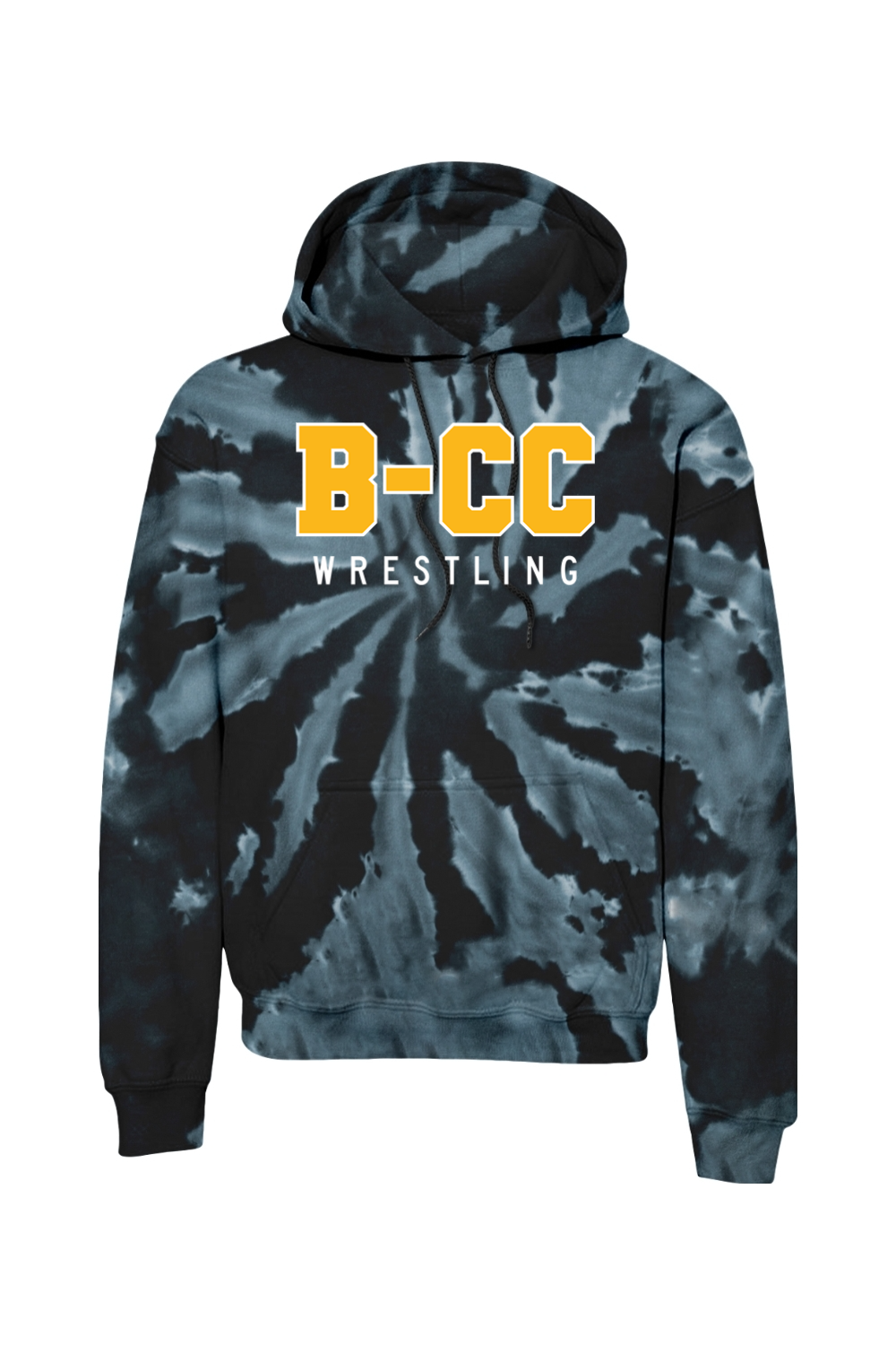 B-CC Wrestling DTF Tie-Dye Pullover Hooded Sweatshirt