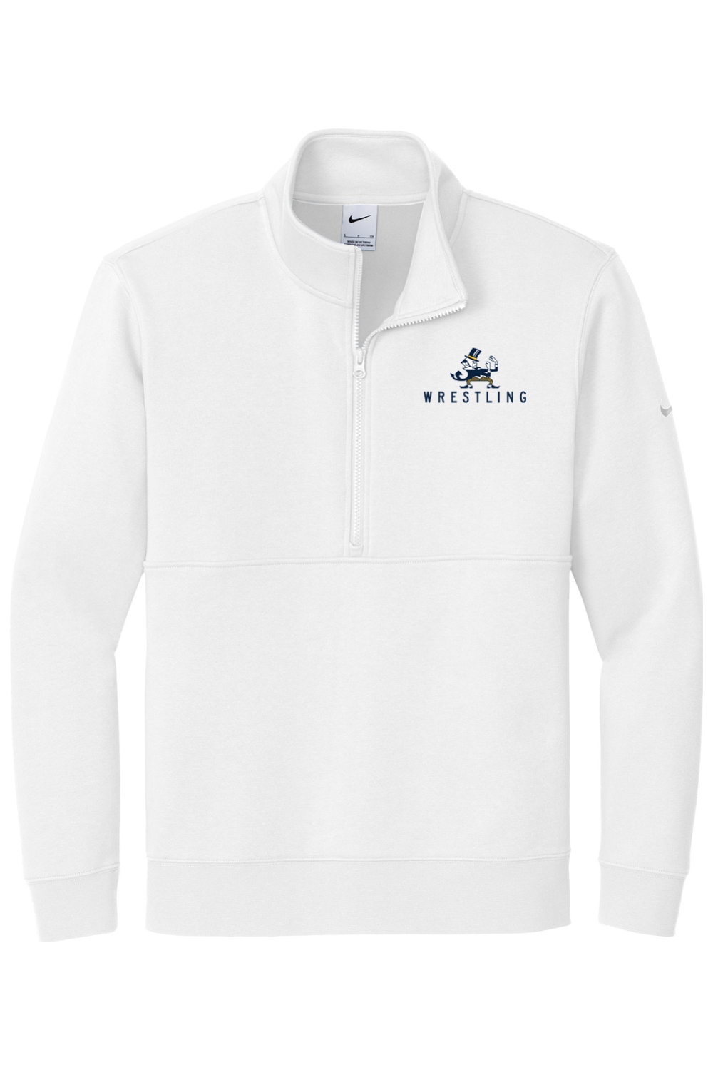 B-CC Wrestling DTF Nike Club Fleece Sleeve Swoosh 1/2-Zip