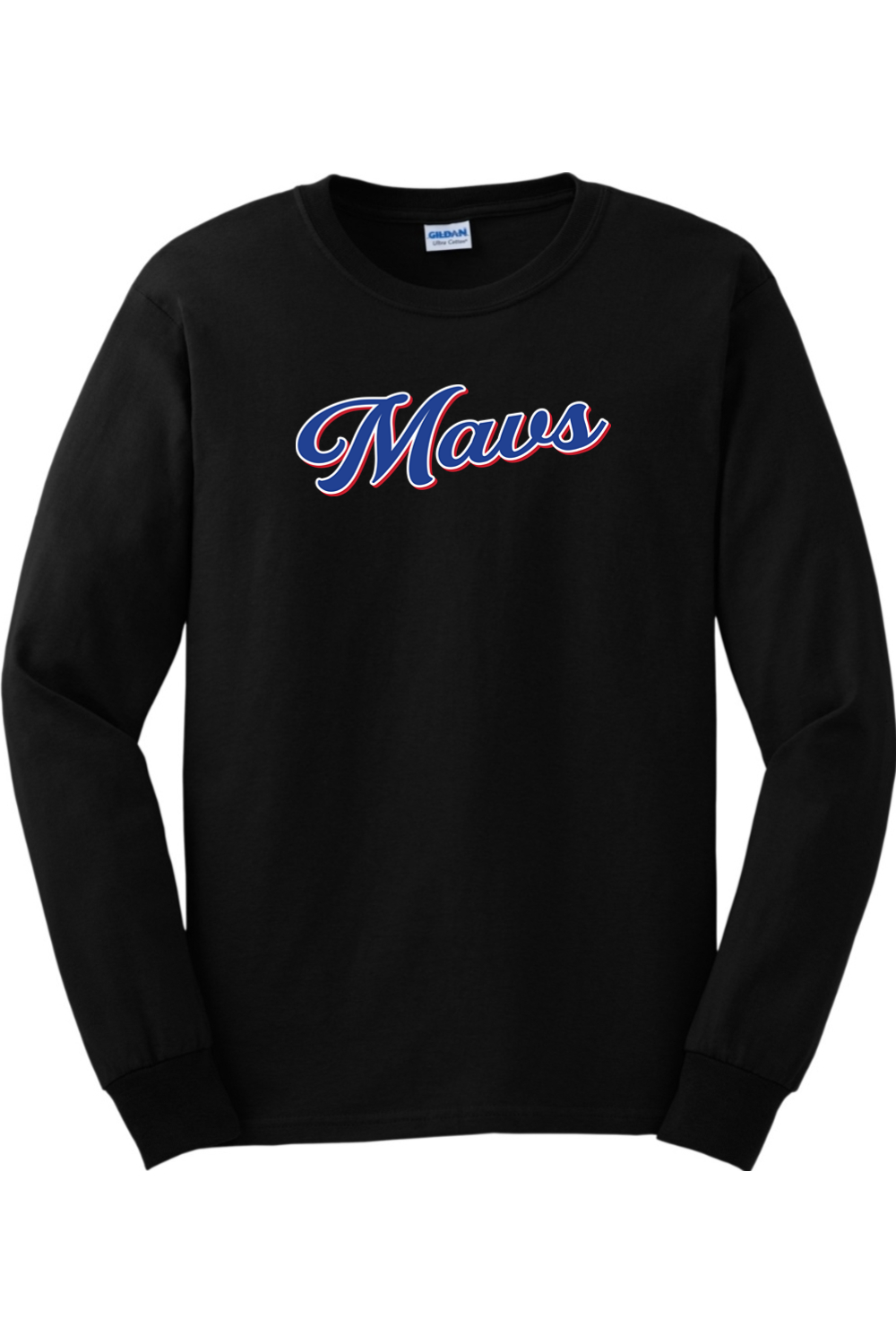 Maverick Manchester Baseball DTF Cotton Long Sleeve T-Shirt