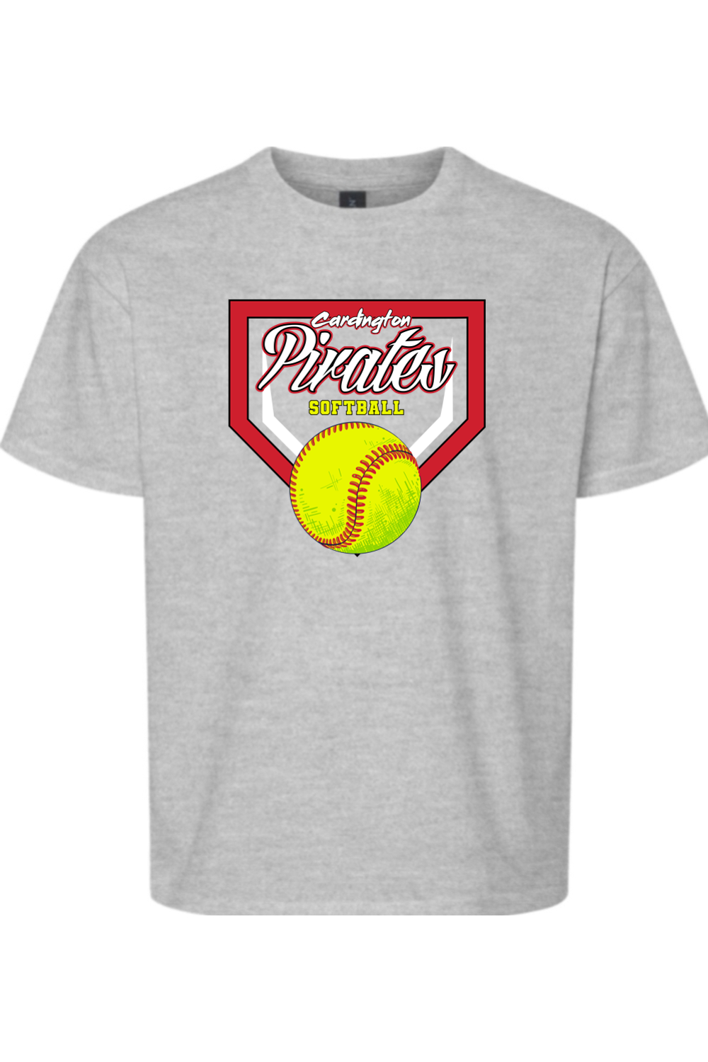 Cardington Pirates Softball DTF Youth Softstyle T-Shirt