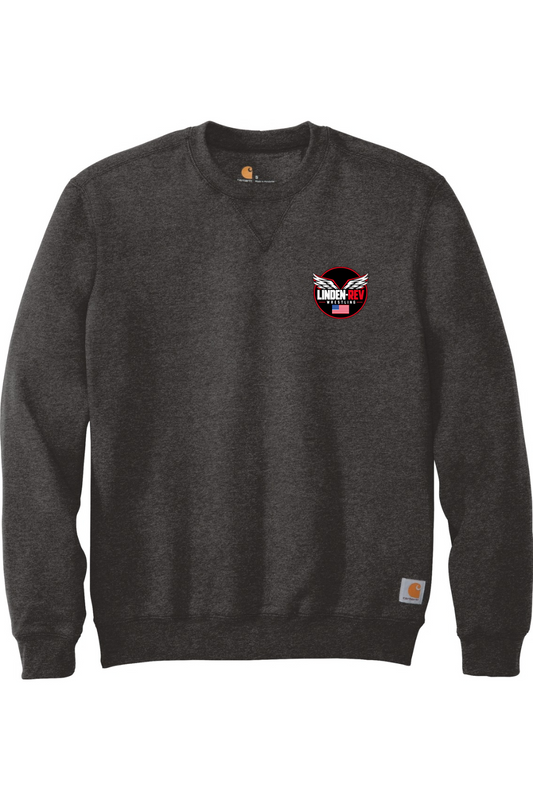 Linden Rev Wrestling DTF Carhartt Midweight Crewneck Sweatshirt