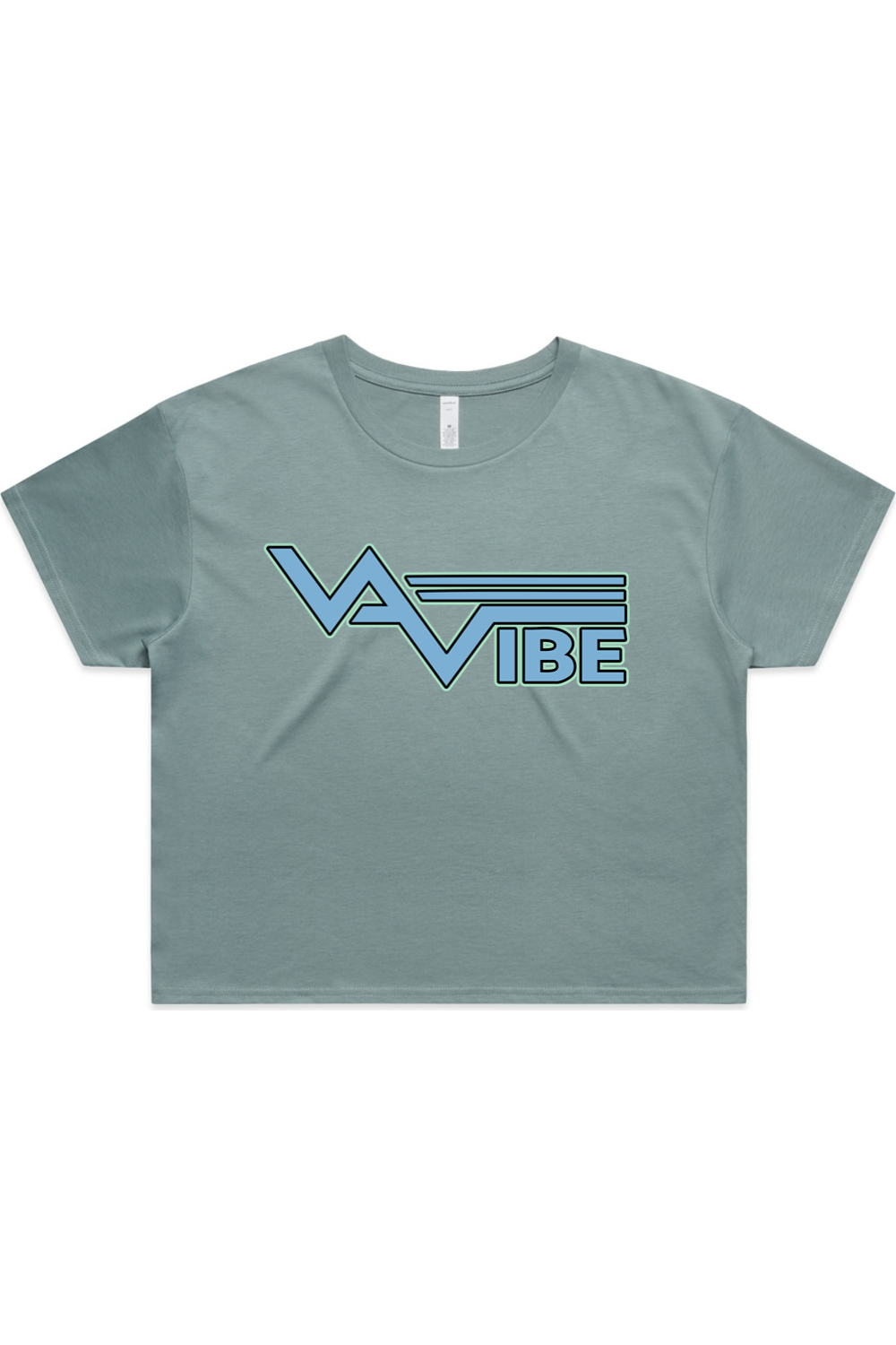 VA Vibe Softball DTF Color Crop Tee