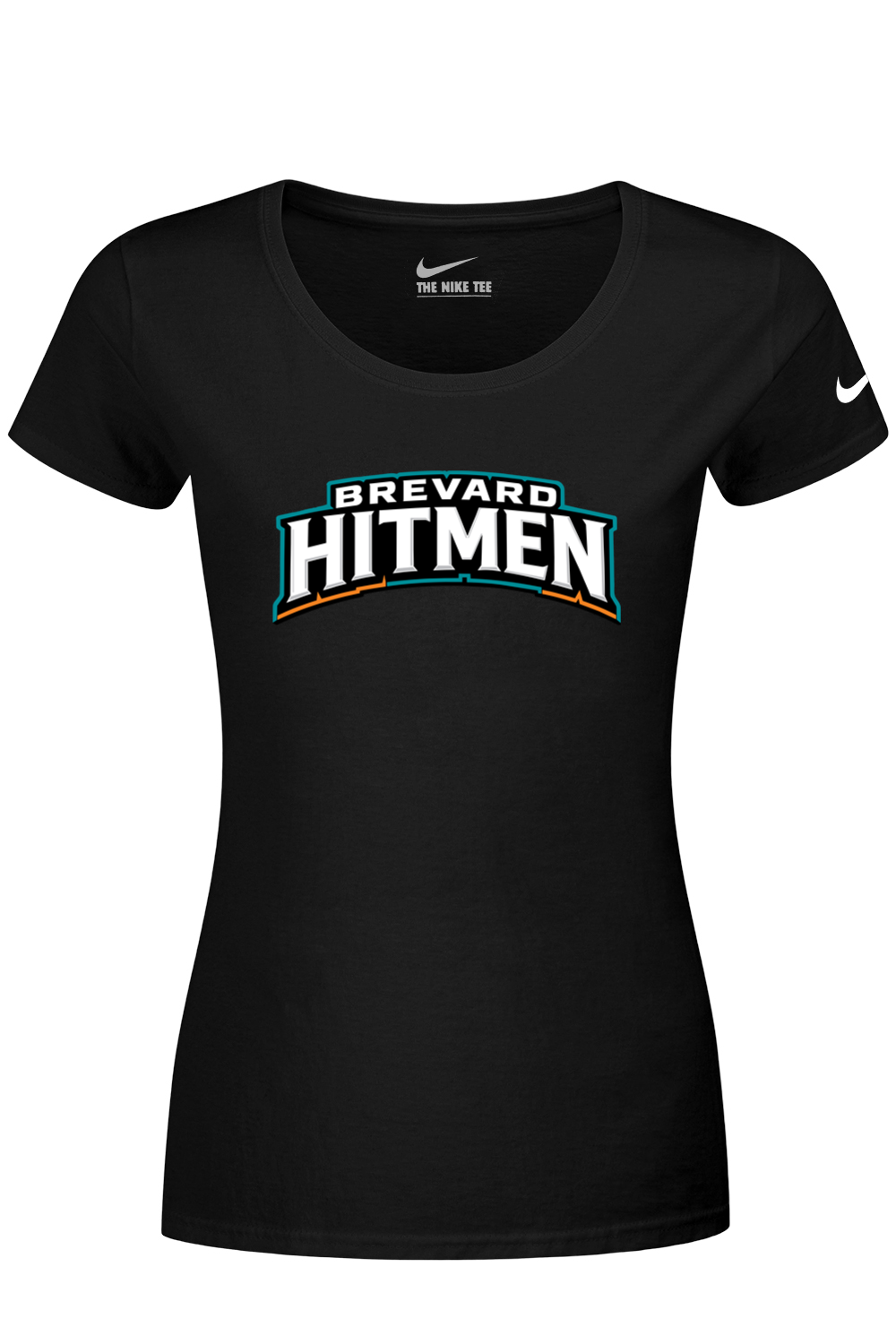 Brevard Hitmen DTF Nike Ladies Dri-FIT Cotton/Poly Scoop Neck Tee
