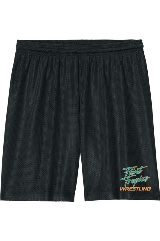 Flint Tropics Wrestling DTF PosiCharge Mesh 7" Short