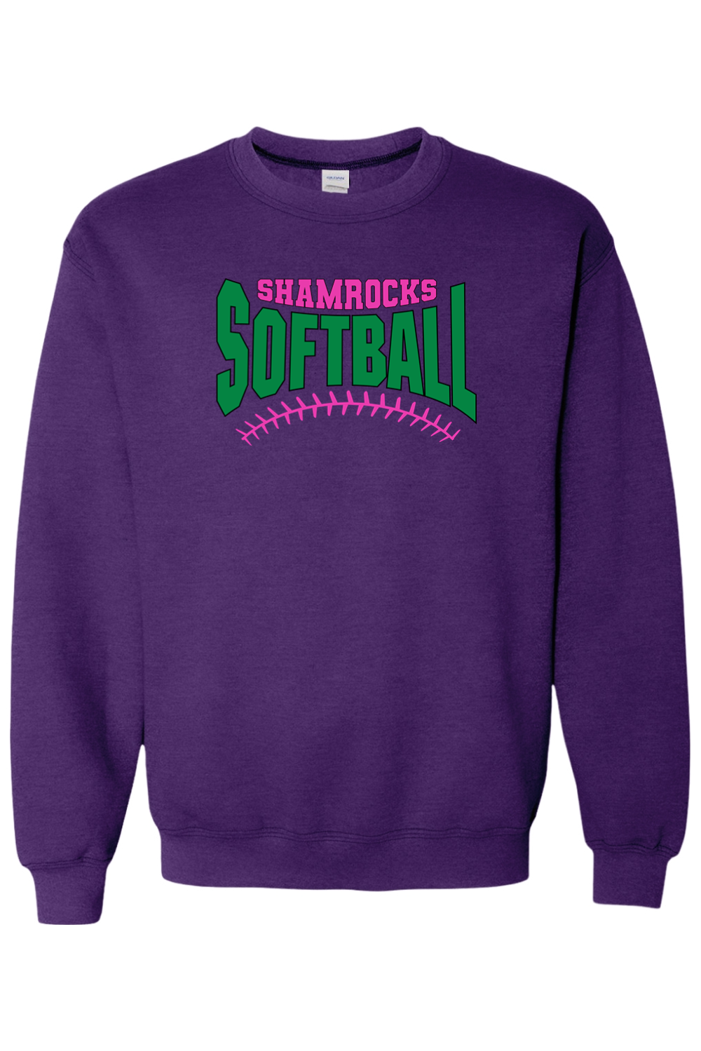 Shamrocks Softball Heavy Blend Crewneck Sweatshirt