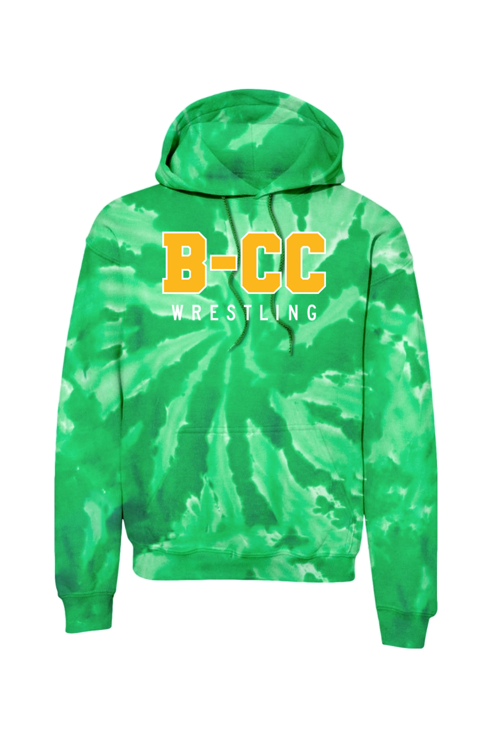B-CC Wrestling DTF Tie-Dye Pullover Hooded Sweatshirt