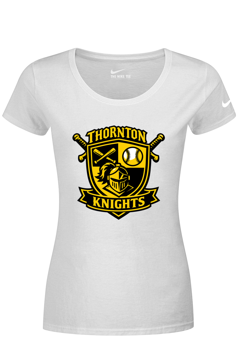 Thornton Knights Nike Ladies Dri-FIT Cotton/Poly Scoop Neck Tee