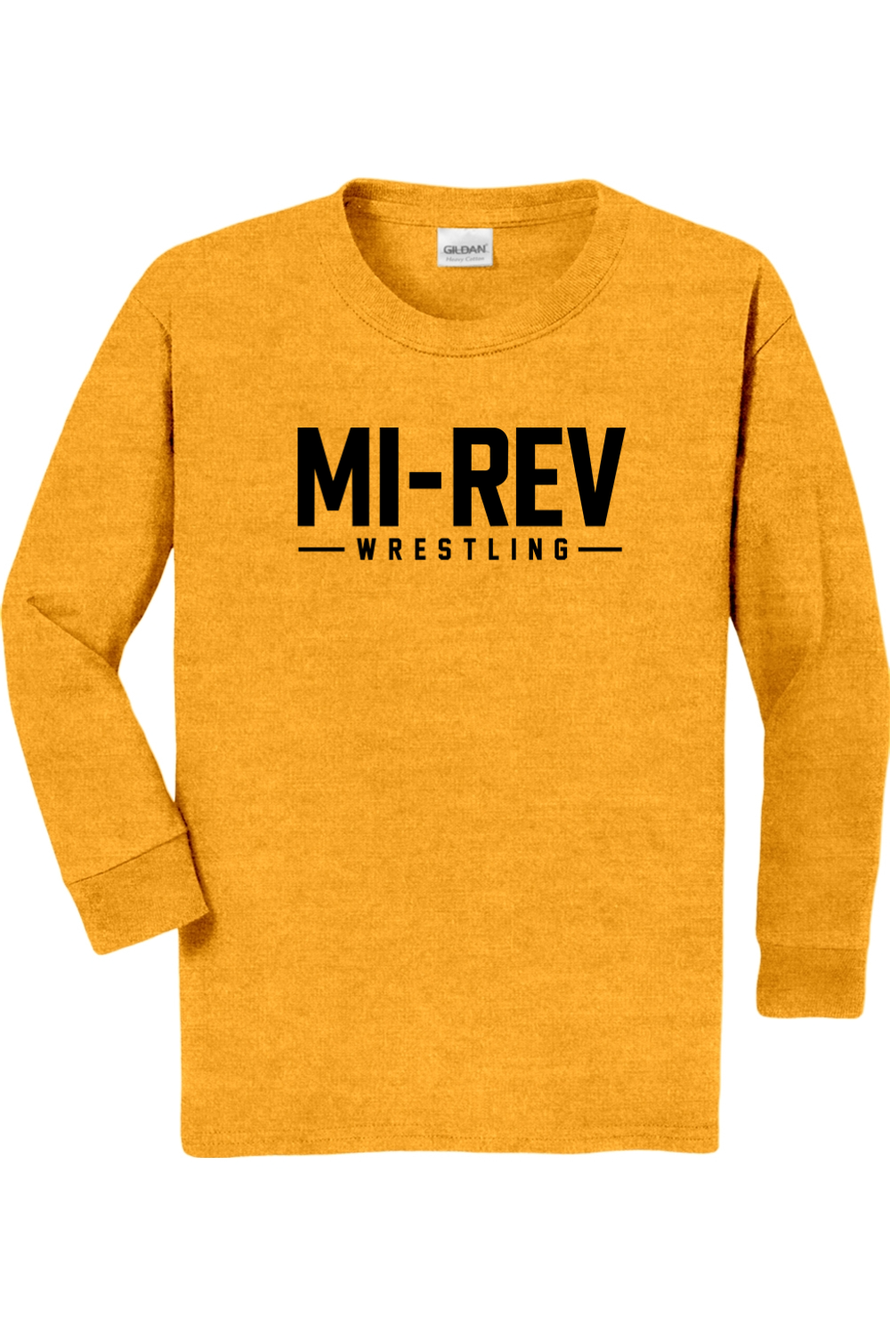 MI Rev Wrestling DTF Youth Heavy Cotton 100% Cotton Long Sleeve T-Shirt
