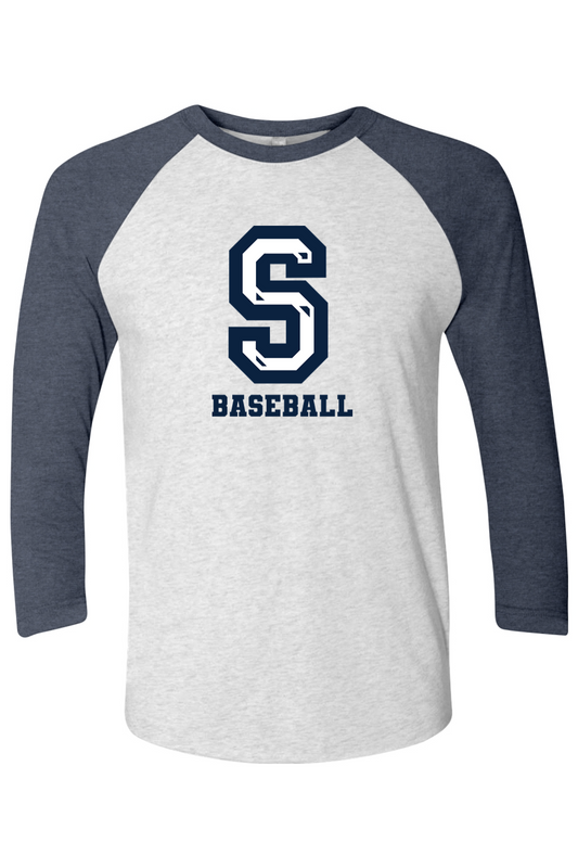 Sluggers Baseball Unisex Three-Quarter Sleeve Raglan Tee