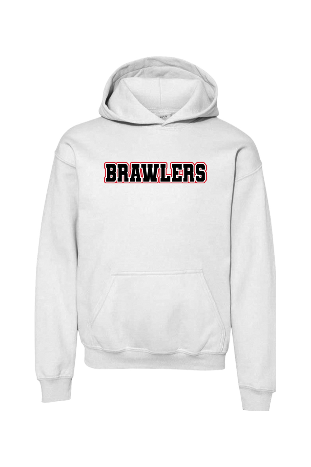 Brawlers Baseball Youth Heavy Blend Hooded Sweatshirt