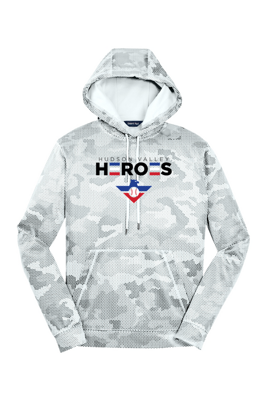 Hudson Valley Heroes Sport-Wick CamoHex Fleece Hooded Pullover