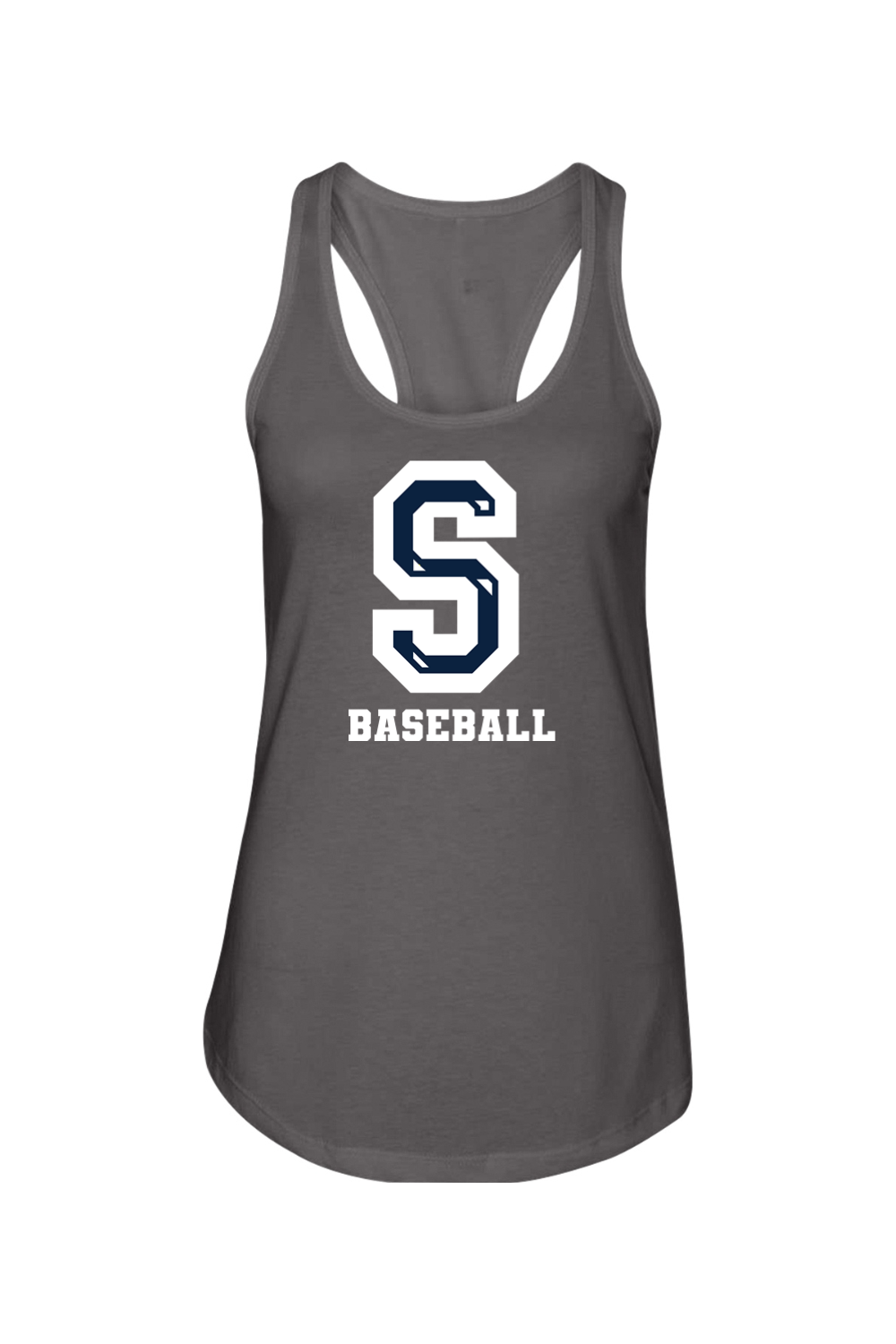 Sluggers Baseball Ladies Racerback Tank