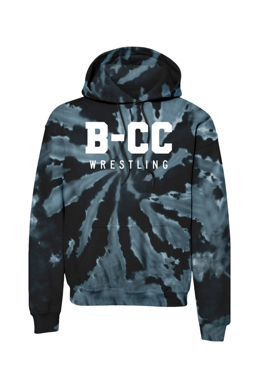 B-CC Wrestling DTF Tie-Dye Pullover Hooded Sweatshirt
