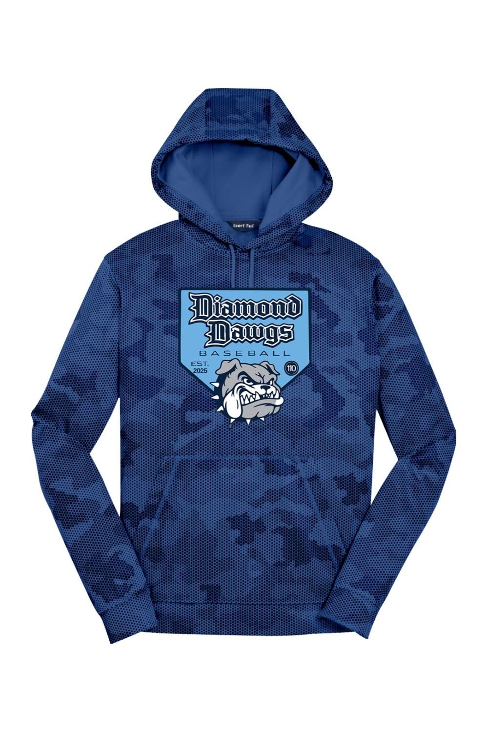 Diamond Dawgs Sport-Wick CamoHex Fleece Hooded Pullover