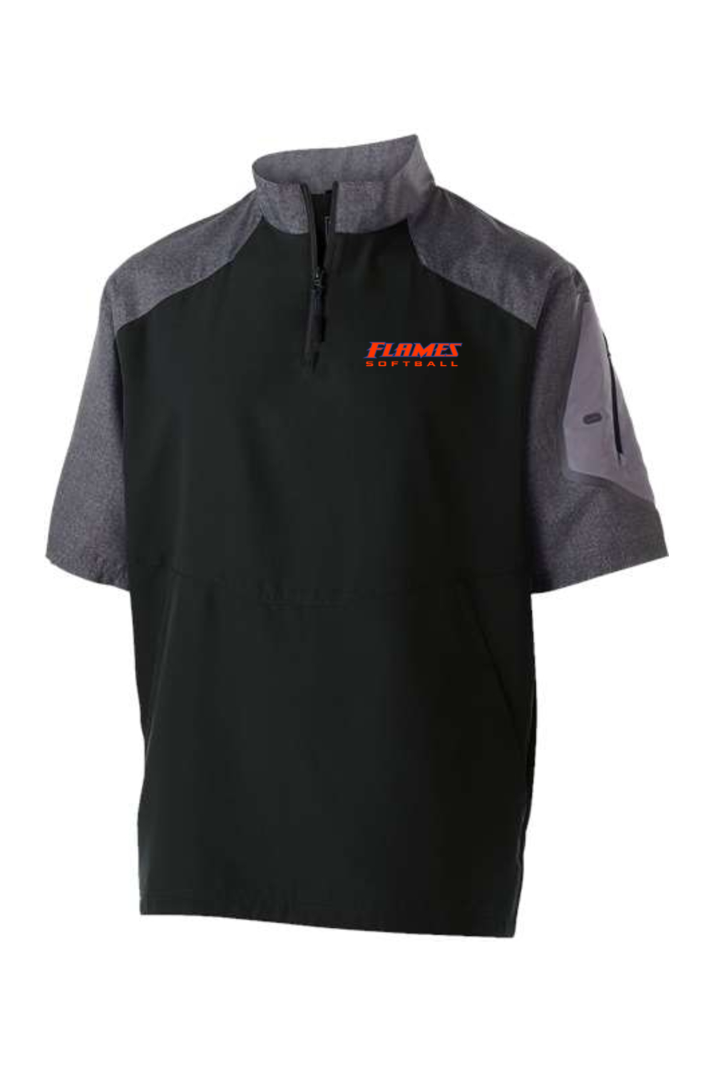Flames MI Softball DTF Raider Short Sleeve Quarter-Zip