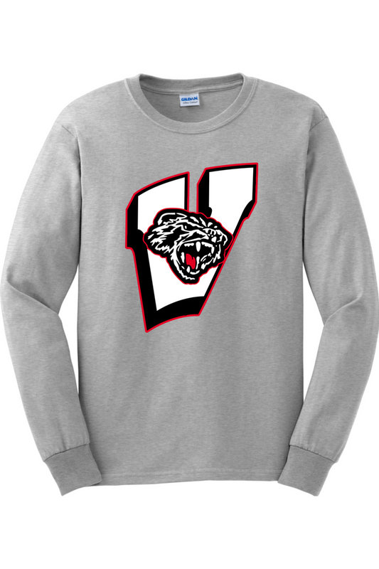 Vestaburg Football DTF Ultra Cotton Long Sleeve T-Shirt