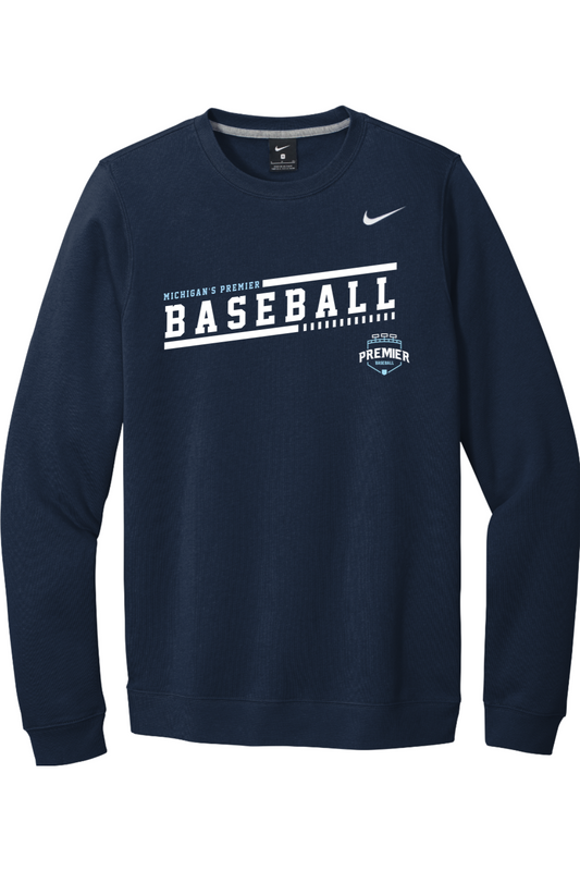 Michigan's Premier Baseball Nike Fleece Crewneck
