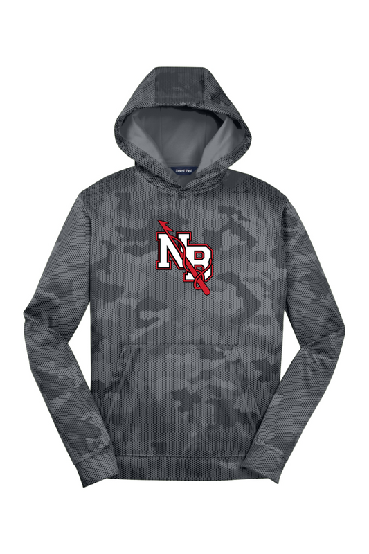 New Bedford Wrestling DTF Youth CamoHex Fleece Hooded Pullover