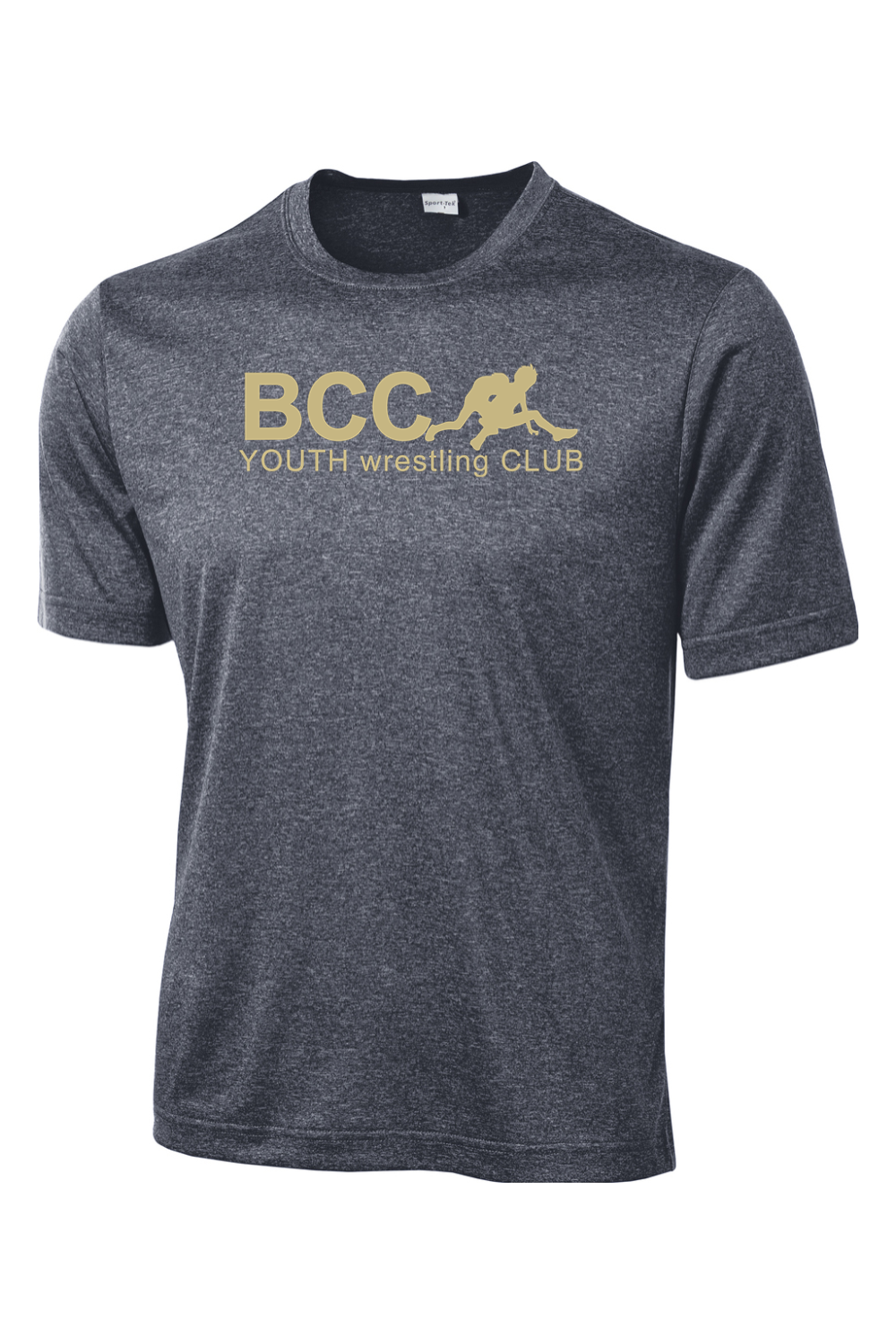 BCC Youth Wrestling Heather Contender Tee