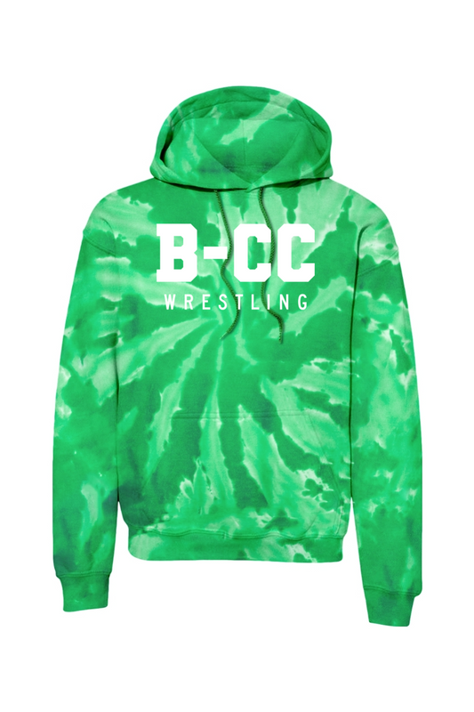 B-CC Wrestling DTF Tie-Dye Pullover Hooded Sweatshirt