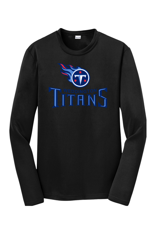 Weddington Titans Youth Long Sleeve Performance Tee