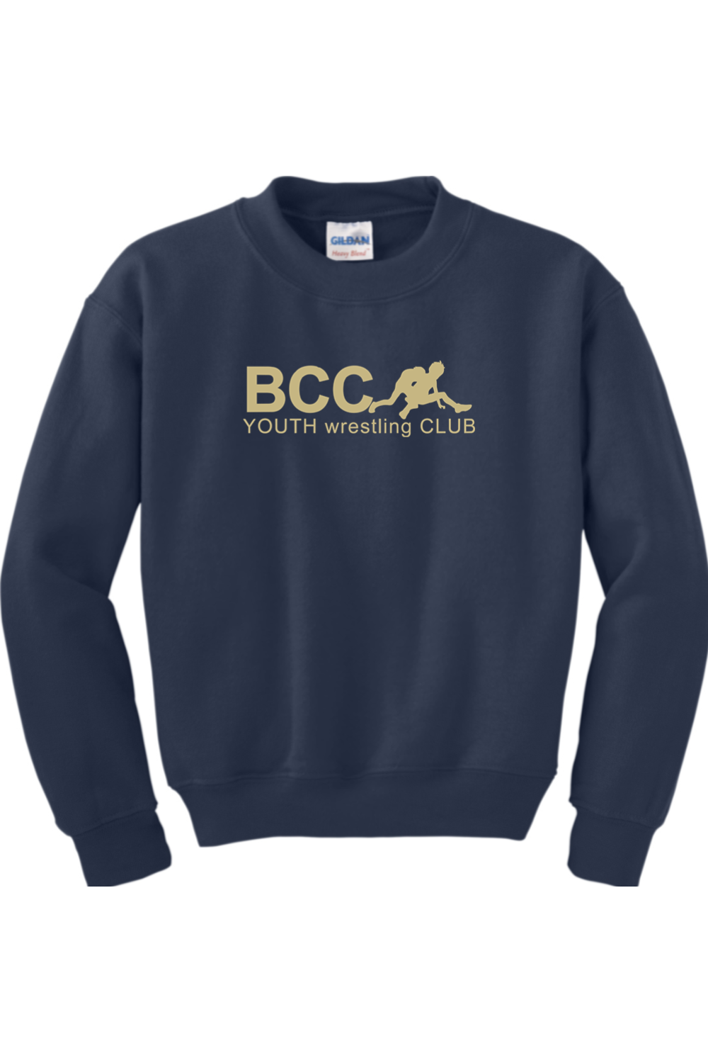 BCC Youth Wrestling YOUTH Heavy Blend Crewneck Sweatshirt