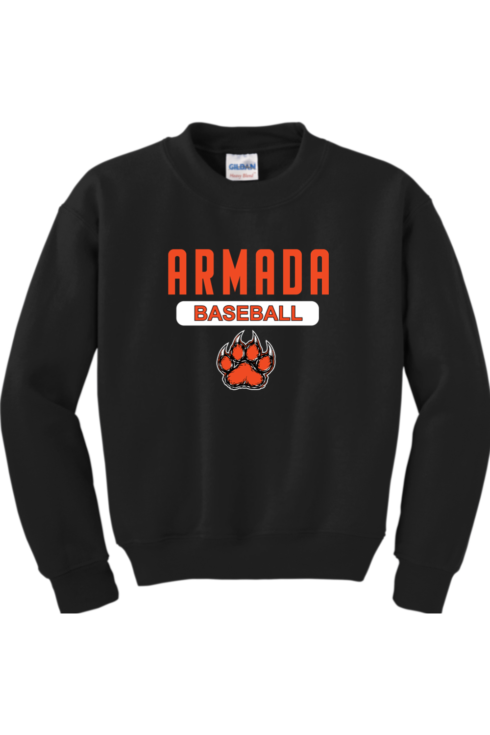 Armada Baseball Youth Heavy Blend Crewneck Sweatshirt