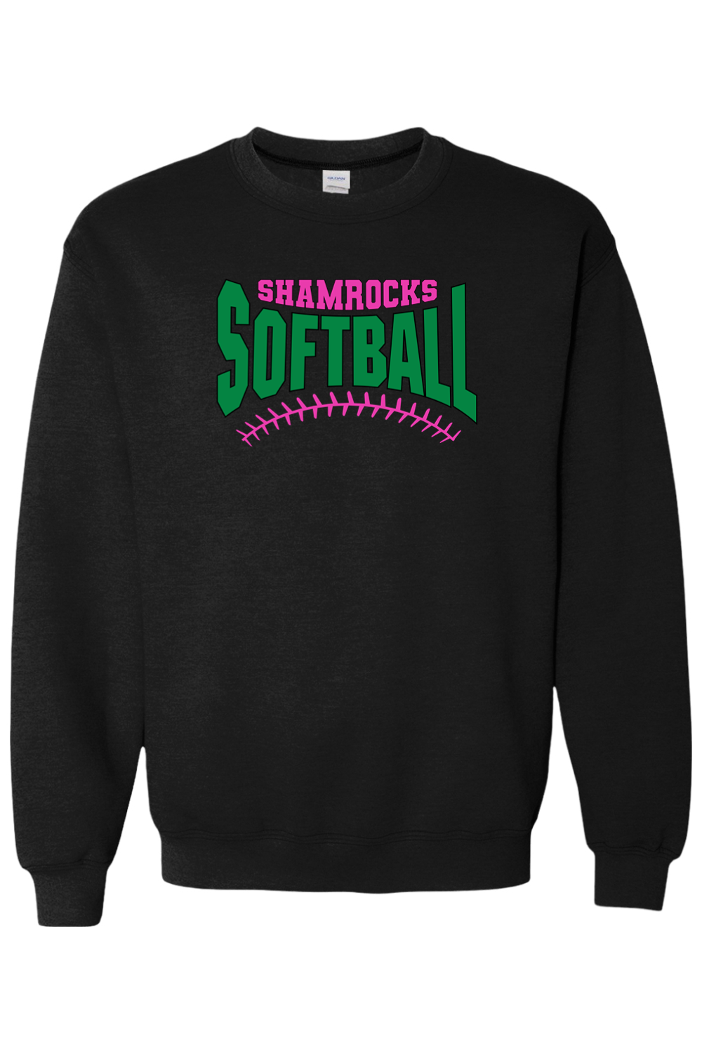 Shamrocks Softball Heavy Blend Crewneck Sweatshirt