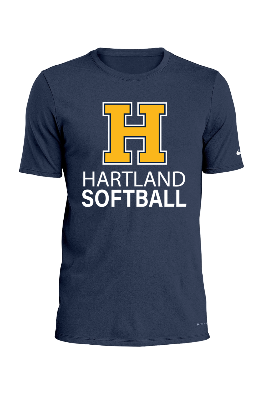 Hartland Softball Nike Dri-FIT Cotton/Poly Tee