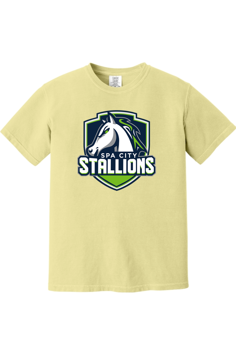 Spa City Stallions DTF Comfort Colors Ringspun Short Sleeve Shirt