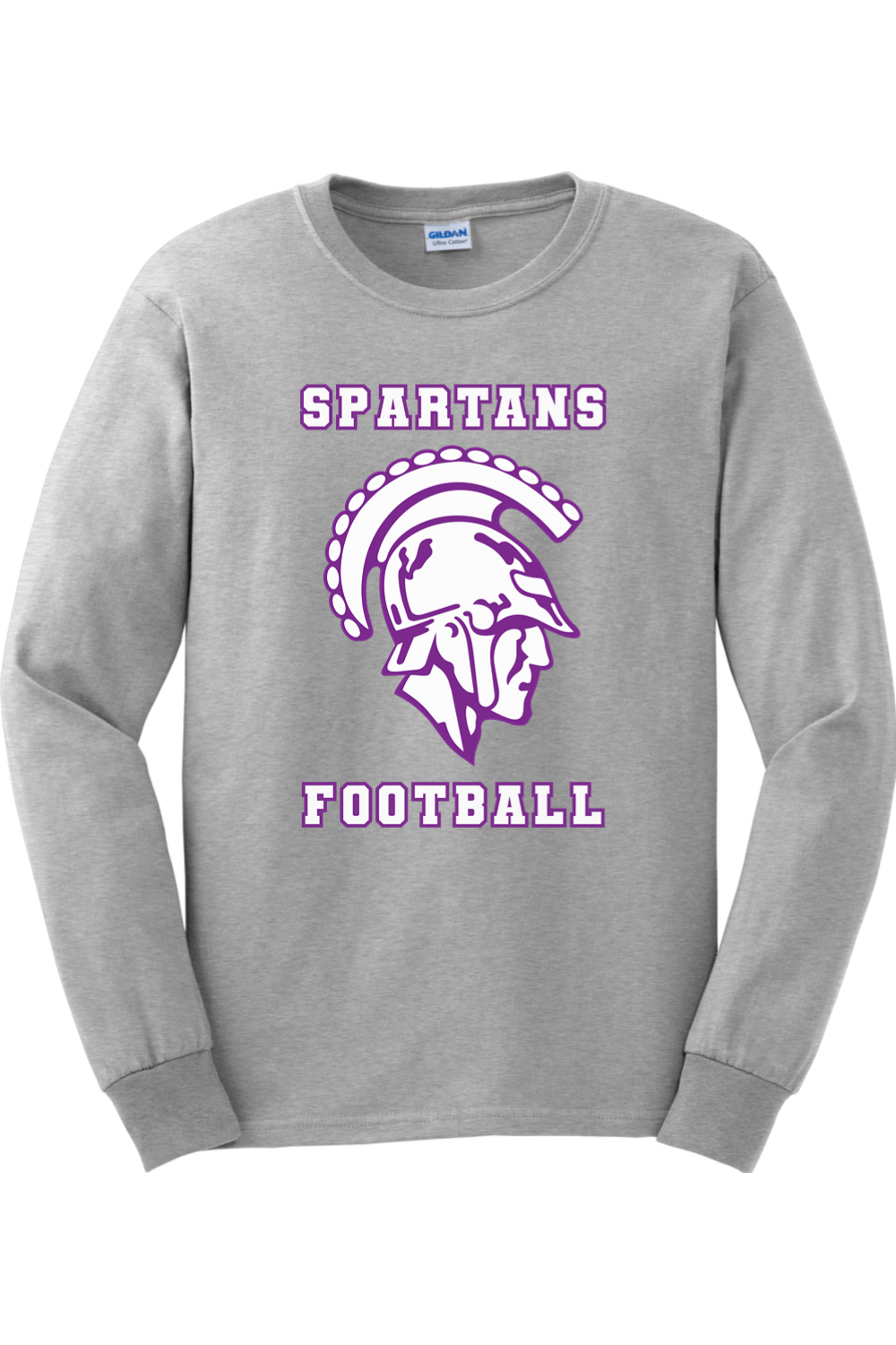 Spartans Football DTF Ultra Cotton Long Sleeve T-Shirt