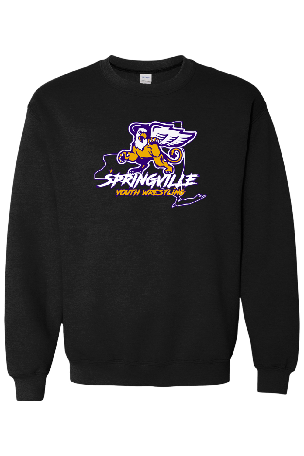 Springville Youth Wrestling Heavy Blend Crewneck Sweatshirt